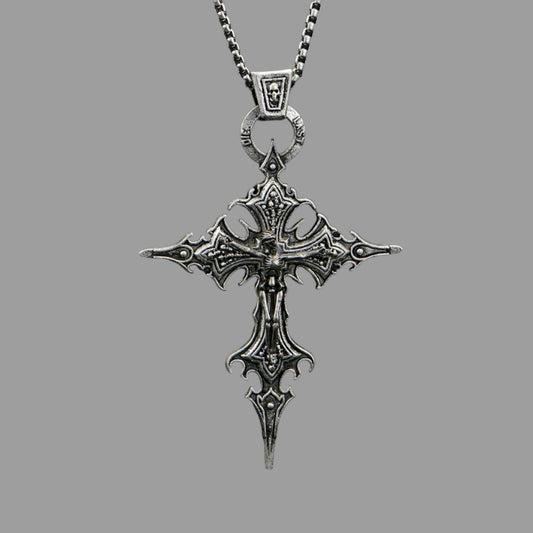 Skeleton Cross Necklace